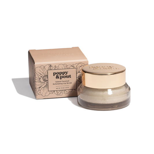 Poppy and Pout Island Coconut Lip Scrub