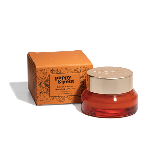 Poppy and Pout Orange Blossom Lip Scrub