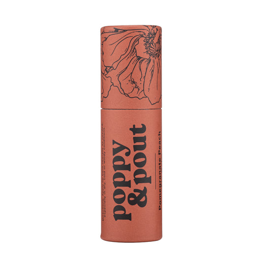 Poppy and Pout Pomegranate Peach Lip Balm